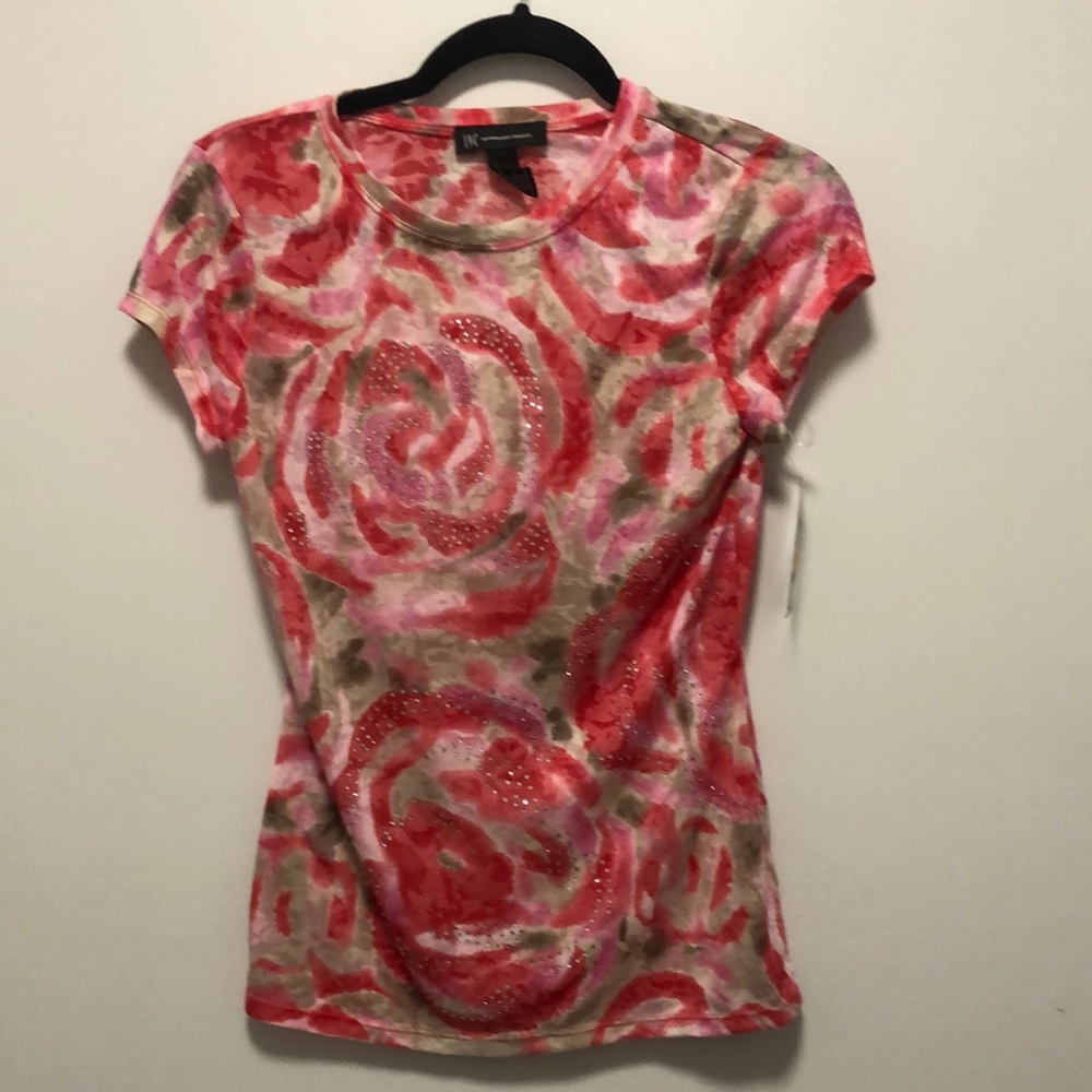 INC international concepts embellished tee. NWT size small